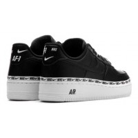 Nike Air Force 1 07 LV8 SE Premium Black White Nike Air Force 1 07 LV8 SE Premium Black White