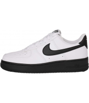 Nike Air Force 1 Low White Black с мехом