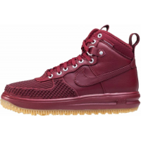 Кроссовки Nike Lunar Force 1 высокие бордовые