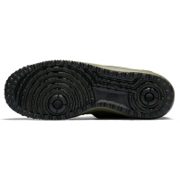 Nike Lunar Force 1 Duckboot Green Black с мехом