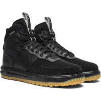 Nike Lunar Force 1 Duckboot Black с мехом