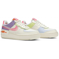 Nike Air Force 1 Shadow Double Swoosh Sail Pink Purple