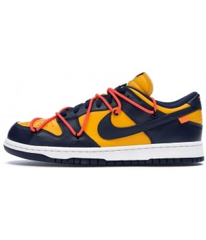 Nike X Off-White Dunk Low University Gold