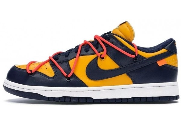 Nike X Off-White Dunk Low University Gold