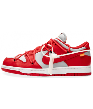 Nike SB Dunk Low Off-White University Red