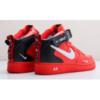 Nike Air Force 1 '07 LV8 Mid Utility Red Black