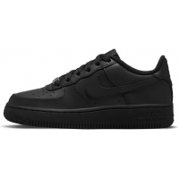 Nike Air Force 1 Low All Black с мехом
