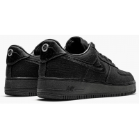 Stussy x Nike Air Force 1 Black Low