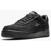 Stussy x Nike Air Force 1 Black Low