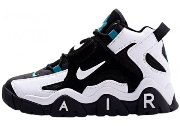 Nike Air Barrage Mid Qs Black White Sea Blue