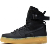 Nike кроссовки Air Force 1 High SF AF1 Black