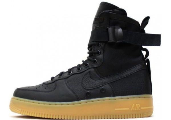 Nike кроссовки Air Force 1 High SF AF1 Black