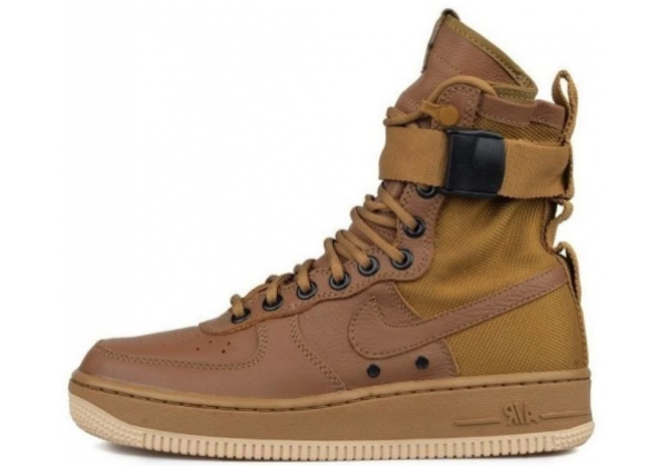 Кроссовки мужские Nike Air Force 1 High SF AF1 Beige