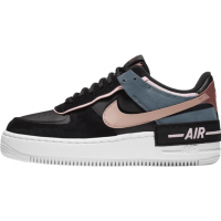 Nike Air Force 1 Shadow Black Metallic