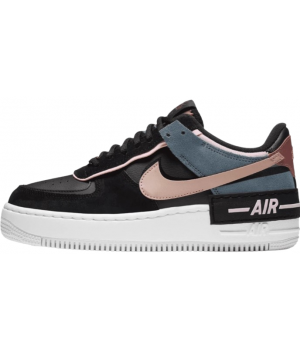 Nike Air Force 1 Shadow Black Metallic