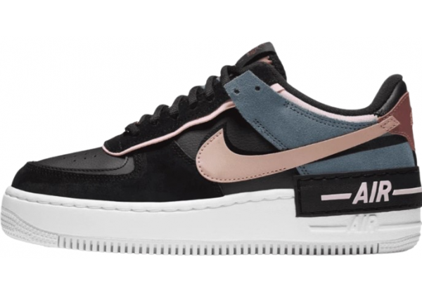 Nike Air Force 1 Shadow Black Metallic