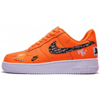 Nike кроссовки Air Force 1 07 Just Do It Orange