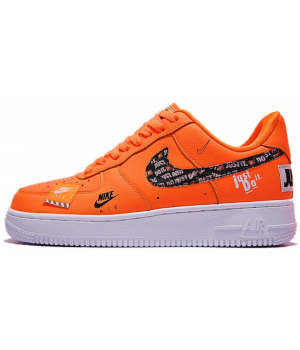 Nike кроссовки Air Force 1 07 Just Do It Orange