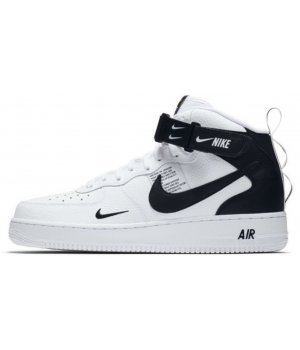 Nike Air Force 1 '07 LV8 Mid Utility с мехом White