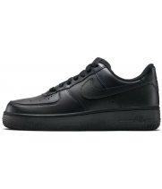 Nike Air Force 1 Low All Black с мехом