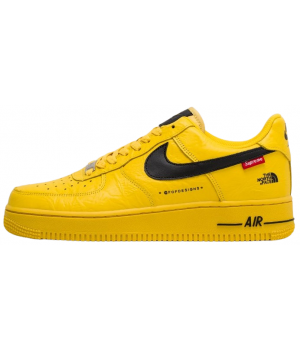 Nike Air Force 1 '07 x Supreme The North Face Yellow