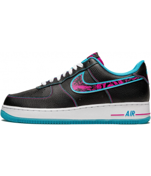 Nike Air Force 1 Low Miami Nights Black