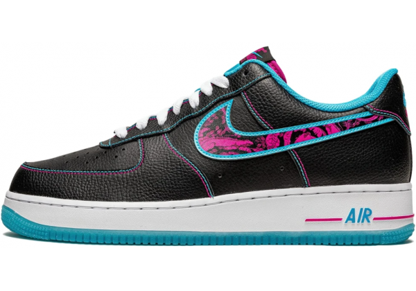 Nike Air Force 1 Low Miami Nights Black