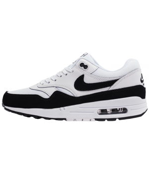 Nike Air Max 1 White Suede Black