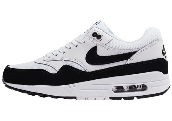 Nike Air Max 1 White Suede Black