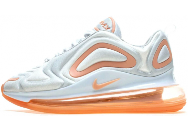 Кроссовки Nike Air Max 720 белые с оранжевым