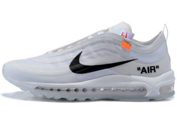 Кроссовки Air Max 97 &Off-White белые