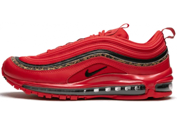 Кроссовки Nike Air Max 97 красные с черным