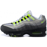 Nike Air Max 95 серые с зеленым