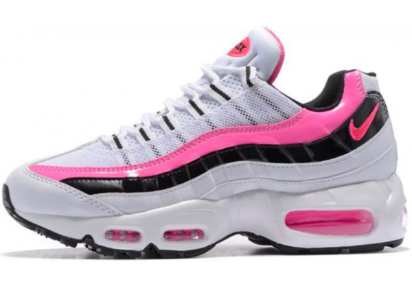 Женские кроссовки Nike Air Max 95 White Pink Black