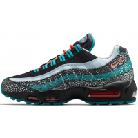 Nike Air Max 95 серые с голубым