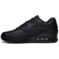 Кроссовки Nike Air Max 90 Black With Fur черные