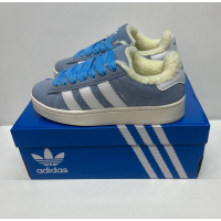 Adidas Campus 00s Blue с мехом