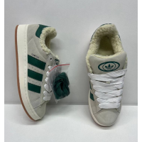 Adidas Campus 00s Grey Green с мехом