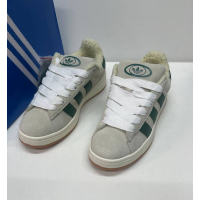 Adidas Campus 00s Grey Green с мехом