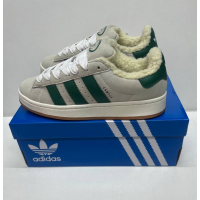 Adidas Campus 00s Grey Green с мехом