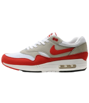 Nike Air Max 1 87 серые с красным