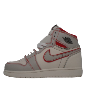 Кроссовки Nike Air Jordan белые с серым