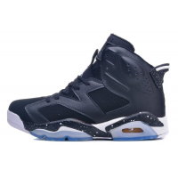 Кроссовки Nike Air Jordan 6 Retro Men Dark Blue/White