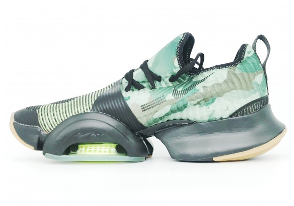 Кроссовки Nike Air Zoom черные с зеленым