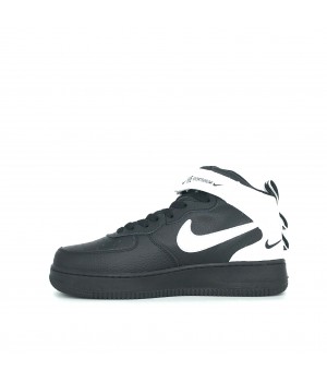 Кроссовки Nike Air Force 1 Mid черные с белым