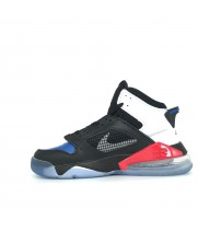 Кроссовки Nike Air Jordan черно-бело-синие с красным