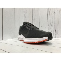 Кроссовки Nike Zoom черные с белой подошвой