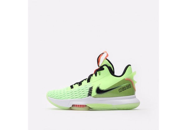 Баскетбольные кроссовки Nike Lebron Witness V салатовые