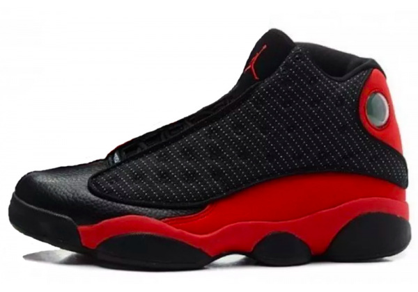 Nike Air Jordan 13 Black Red (Черные с красным) 