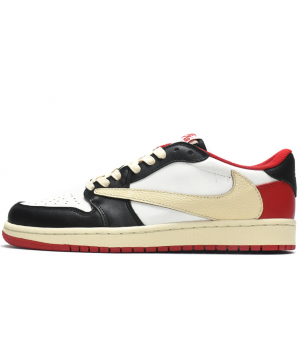 Nike x Travis Scott Air Jordan 1 Low White Red